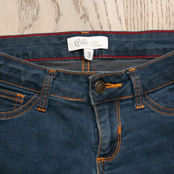 Cello Jeans Dark Wash Skinny Jeans Size 3 High Rise Stretch Denim - Picture 4 of 5